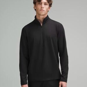 Lululemon Soft Jersey Half Zip - black, medium